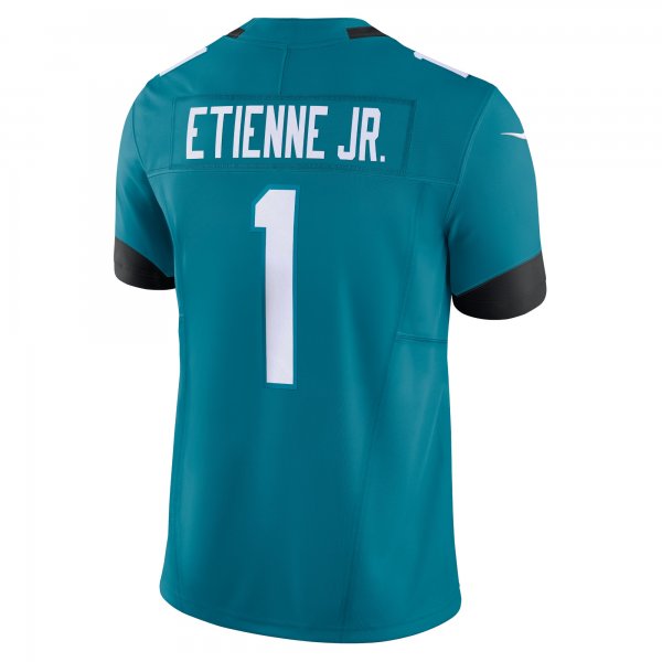 Men's Jacksonville Jaguars Travis Etienne Nike Teal Vapor F.U.S.E. Limited Jersey