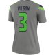 Women's Seattle Seahawks Russell Wilson Nike Gray Inverted Legend Jersey