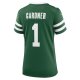 Women's New York Jets Ahmad Sauce Gardner Nike Legacy Green Game Jersey