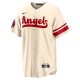 Men's Los Angeles Angels Mike Trout Nike Cream City Connect Replica Player Jersey