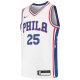 Youth Philadelphia 76ers Ben Simmons Nike White Swingman Jersey