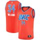 Youth Oklahoma City Thunder Kenrich Williams Fanatics Orange Fast Break Replica Player Jersey - Statement Edition