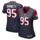 Women's Houston Texans Derek Barnett Nike  Navy  Game Jersey