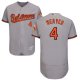 Baltimore Orioles #4 Earl Weaver Grey Flexbase Collection Stitched MLB Jersey