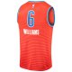 Men's Oklahoma City Thunder Jaylin Williams Fanatics Orange Fast Break Replica Player Jersey - Statement Edition