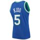 Men's Dallas Mavericks Jason Kidd Mitchell & Ness Blue 1994/95 Hardwood Classics Swingman Jersey