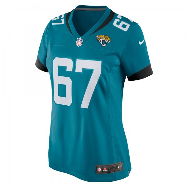 Women's Jacksonville Jaguars Chandler Brewer Nike  Teal  Game Jersey