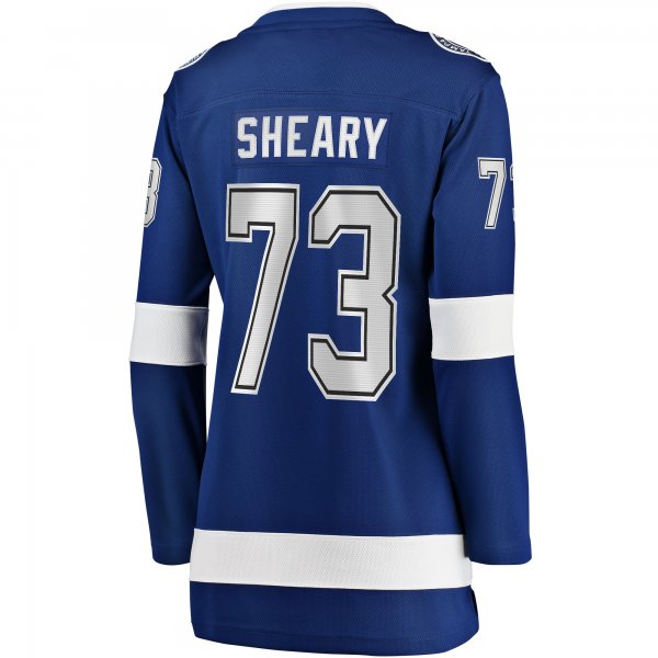 Women's Tampa Bay Lightning Conor Sheary Fanatics Blue Home Breakaway Player Jersey