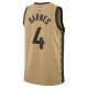 Unisex Toronto Raptors Scottie Barnes Nike Gold 2023/24 Swingman Jersey - City Edition