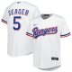 Youth Texas Rangers Corey Seager Nike White Home Replica Player Jersey