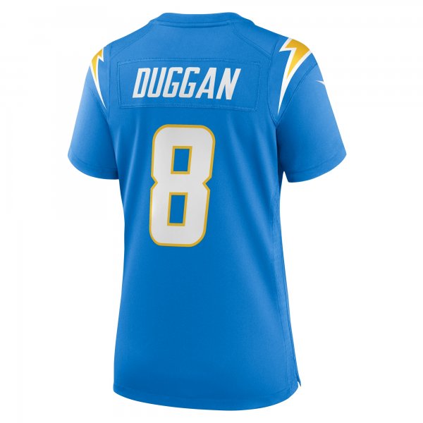 Women's Los Angeles Chargers Max Duggan Nike Powder Blue Team Game Jersey