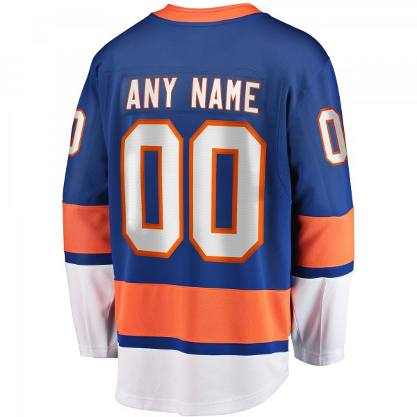 Men's New York Islanders Fanatics Blue Home Breakaway Custom Jersey