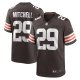 Men's Cleveland Browns Cameron Mitchell Nike  Brown Team Game Jersey