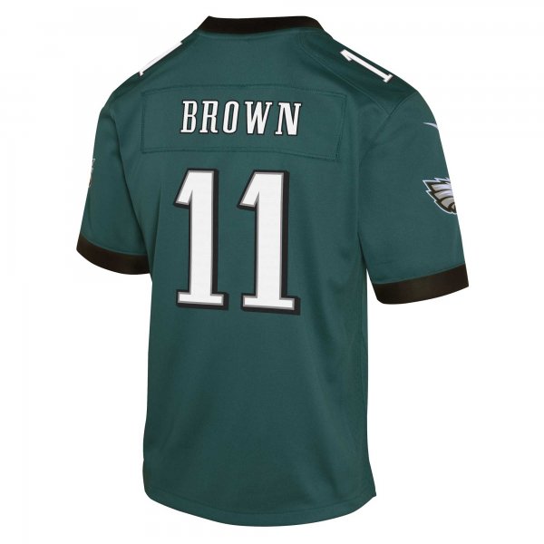 Youth Philadelphia Eagles A.J. Brown Nike Midnight Green Game Jersey