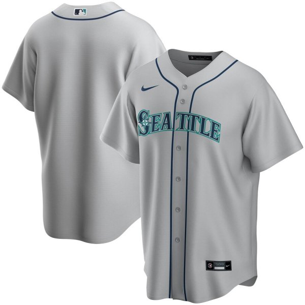 Men's Nike Seattle Mariners Blank Gray Road 2020 MLB Jersey