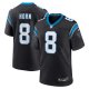 Men's Carolina Panthers Jaycee Horn Nike Black Game Jersey