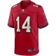 Men's Tampa Bay Buccaneers Brad Johnson Nike Red Game Retired Player Jersey