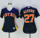 Houston Astros #27 Jose Altuve Navy Blue Women's Alternate Stitched MLB Jersey