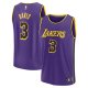 Youth Los Angeles Lakers Anthony Davis Fanatics Purple Fast Break Player Jersey - Statement Edition