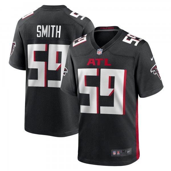 Men's Atlanta Falcons Andre Smith Nike  Black  Game Jersey