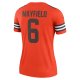 Women's Cleveland Browns Baker Mayfield Nike Orange Inverted Legend Jersey