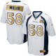 Nike Denver Broncos #58 Von Miller White Men's Stitched NFL Game Super Bowl 50 Collection Jersey