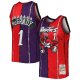 Men's Toronto Raptors Tracy McGrady Mitchell & Ness Purple/Red Hardwood Classics Mitchell & Ness Split Swingman Jersey