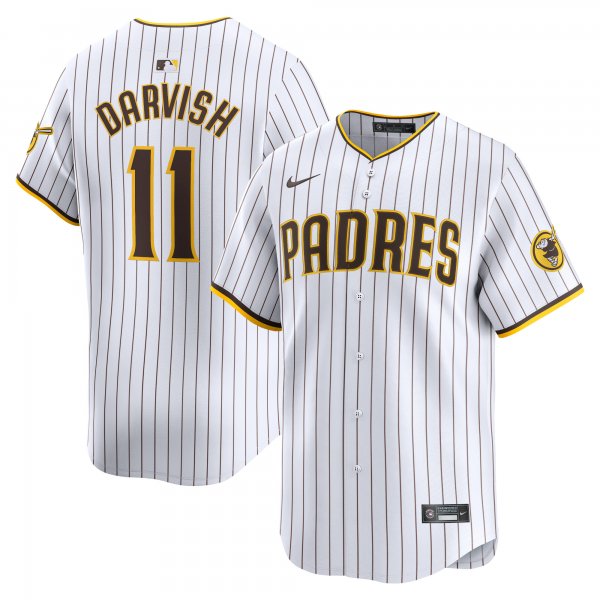 Men's San Diego Padres Yu Darvish Nike White Home Limited Player Jersey