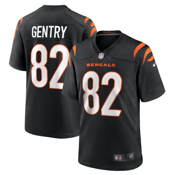 Men's Cincinnati Bengals Zach Gentry Nike  Black  Game Jersey