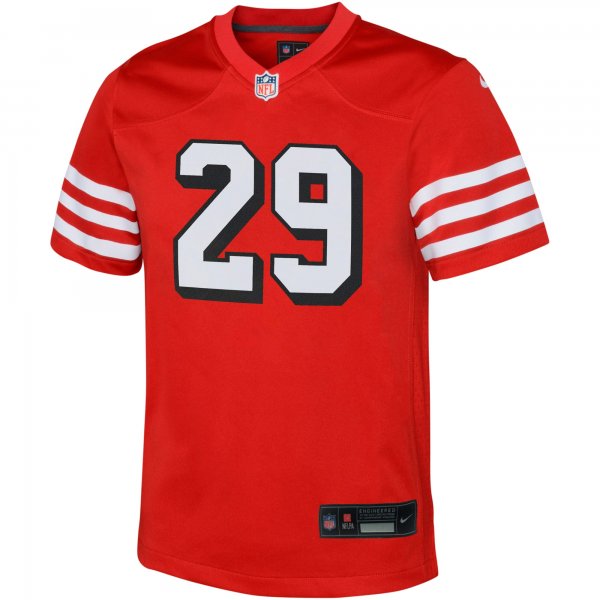 Youth San Francisco 49ers Talanoa Hufanga Nike Scarlet Game Jersey