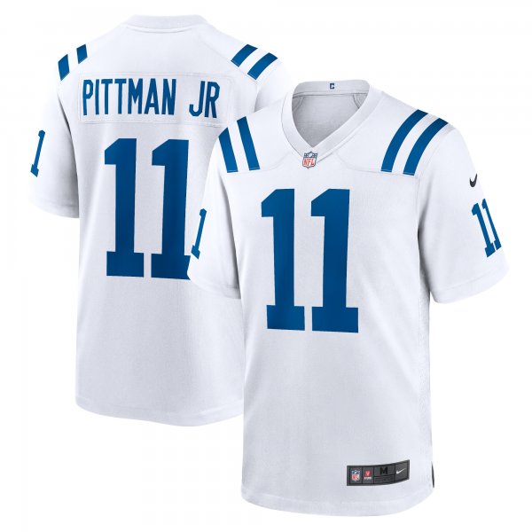 Men's Indianapolis Colts Michael Pittman Jr. Nike White Game Jersey