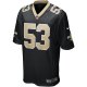 Men's New Orleans Saints Zack Baun Nike Black Game Player Jersey