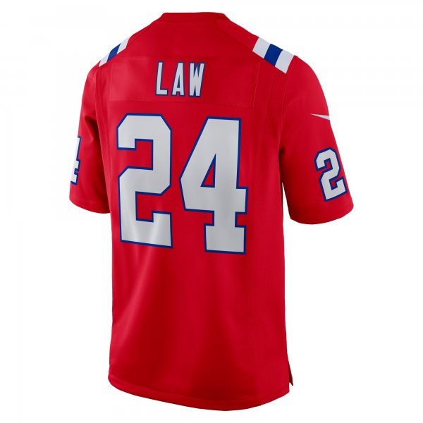 Men's New England Patriots Ty Law Nike Red Retired Player Alternate Game Jersey